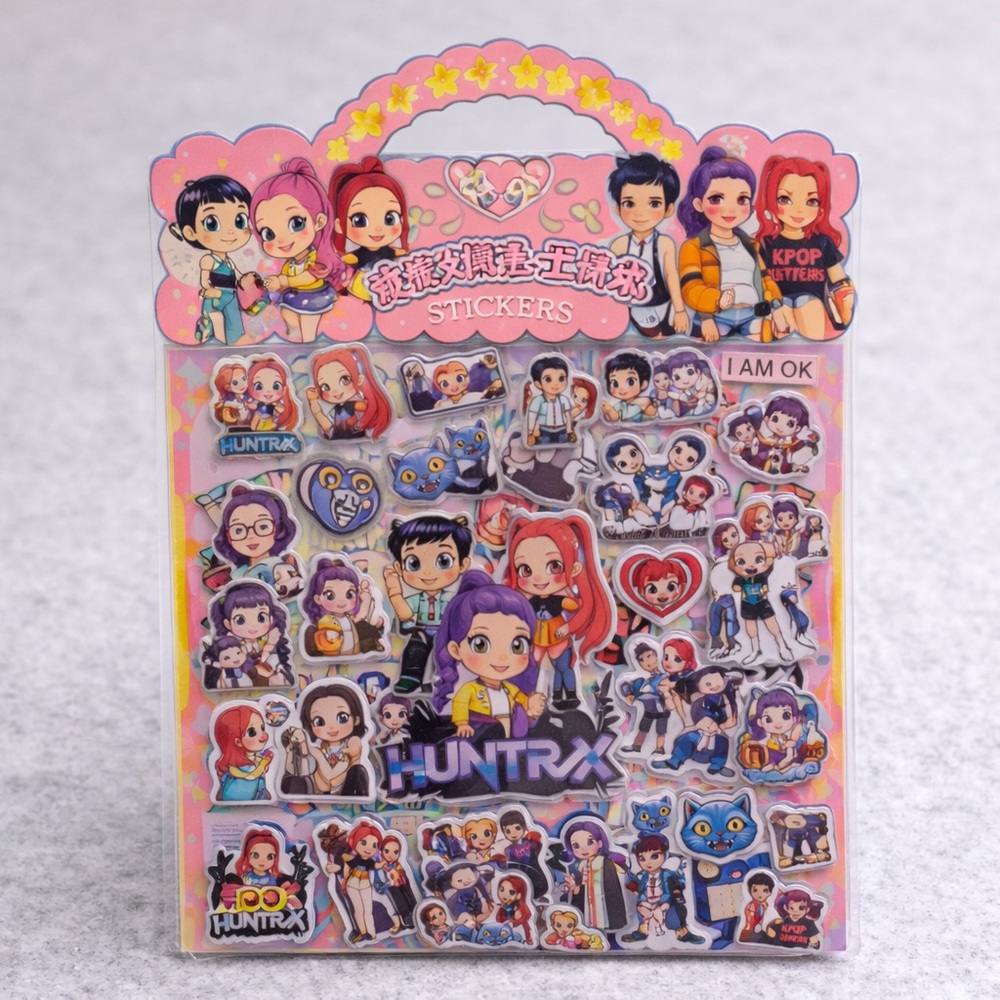 KPOP Demon Hunters Sticker Pack Cute Anime Style Stickers Set New